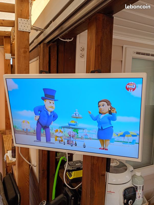 Television 55 cm avec support orientable (image 1)