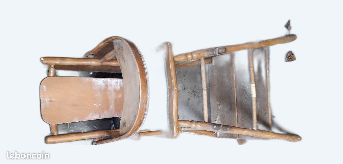 Chaise haute pour bébé vintage (image 1)