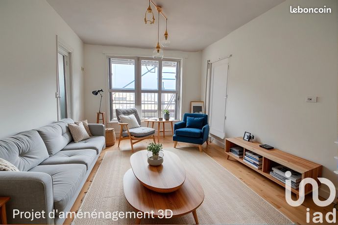 Appartement 2 pièces 56 m²