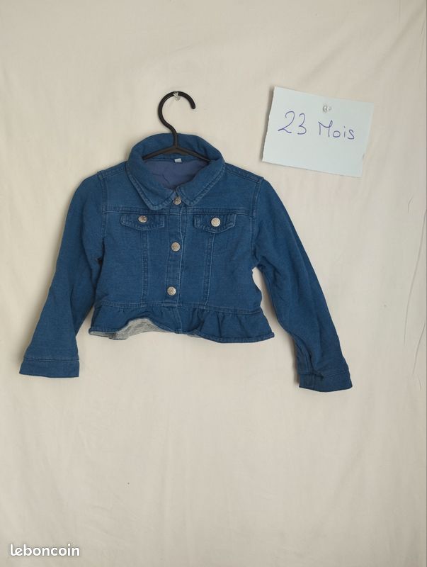 Veste jeans souple 23 mois (image 1)