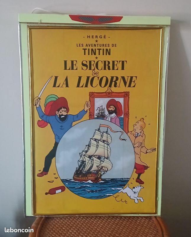Toile imprimée tintin (image 2)