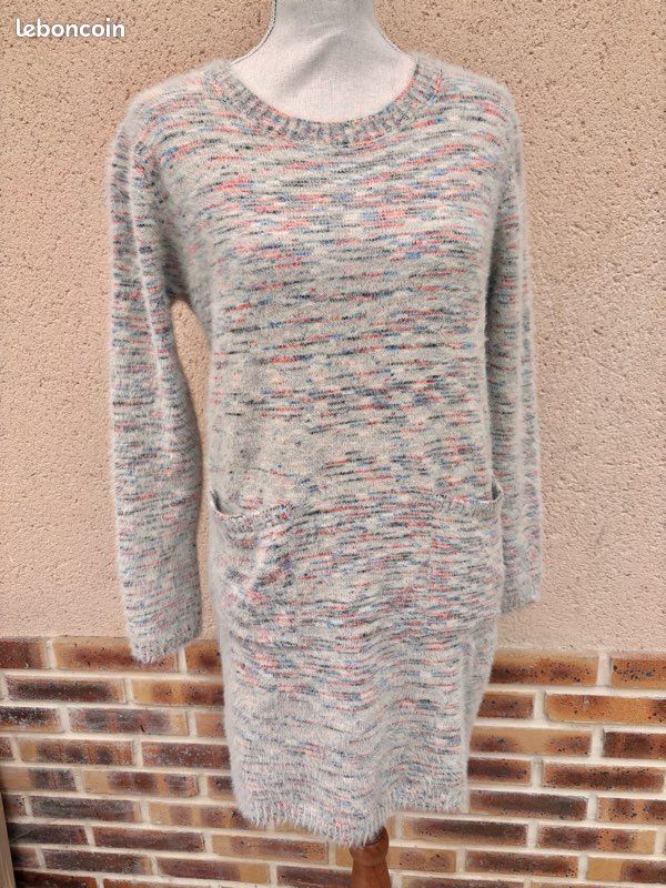 Cardigan torsadé recto-verso - Rouge