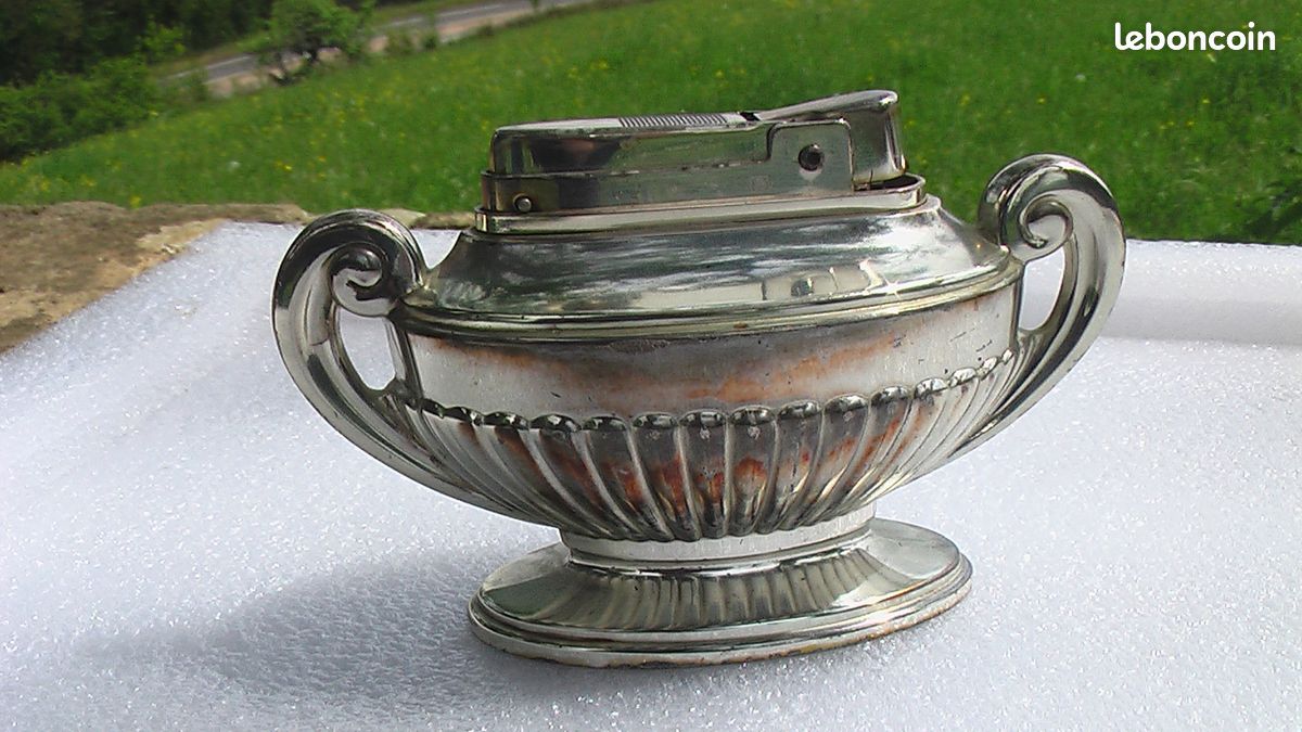 Briquet de table vintage Silver Match Directoire (image 4)