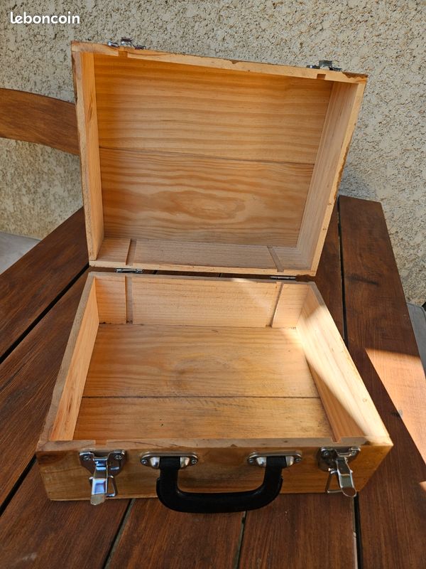 Boite / caisse à vin en bois (image 3)