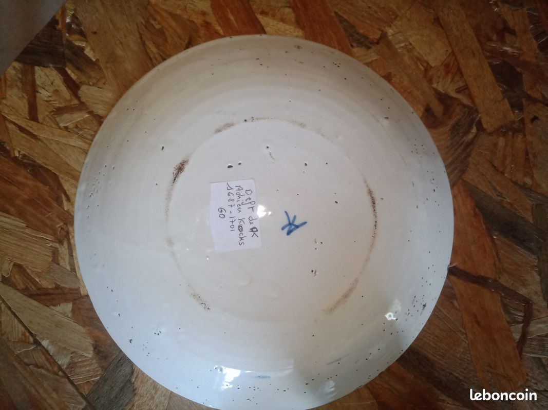 Ancienne assiette delft (image 3)