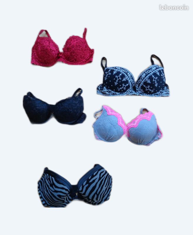 4 soutien-gorge avec bonnet - 85 B (image 1)