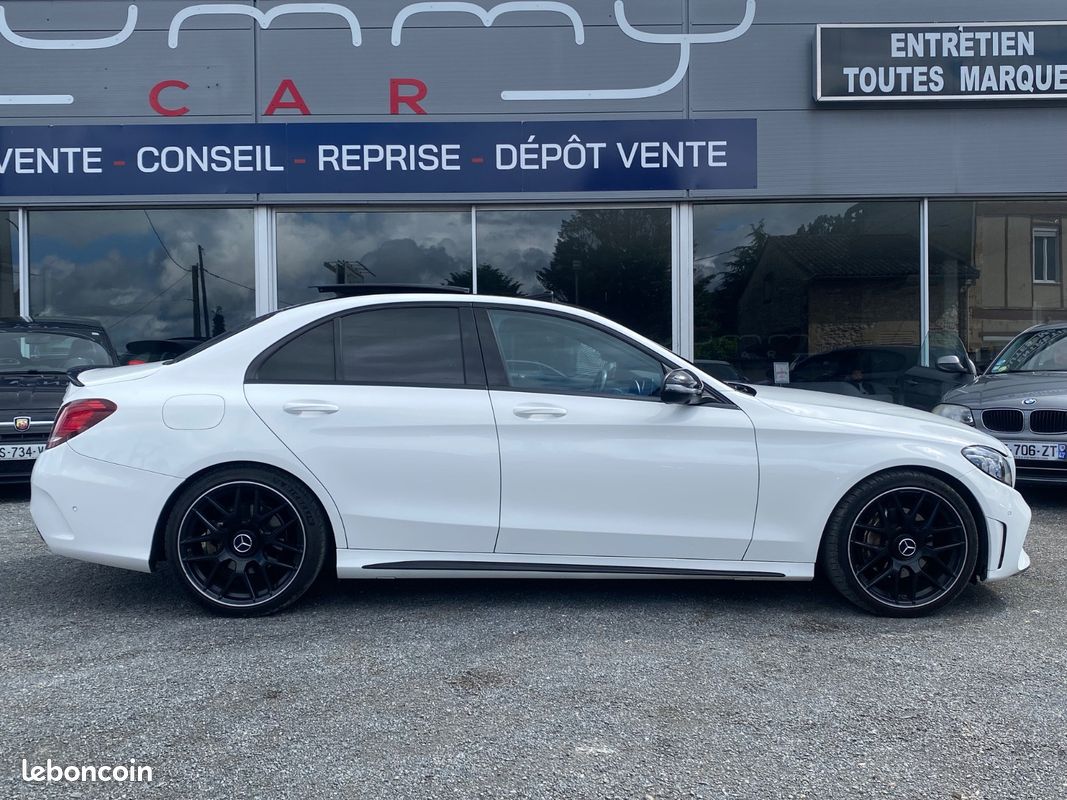 Mercedes CLASSE C 220D 194 ch / Toit ouvrant / Ambiance LED intérieur / Son Burmester / Sièges chauffants / Virtual Cockpit / Caméra 360° (image 22)