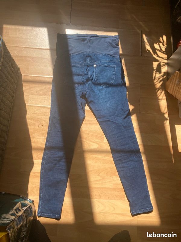 Pantalon jean de grossesse H&M Mama taille 42 (image 1)