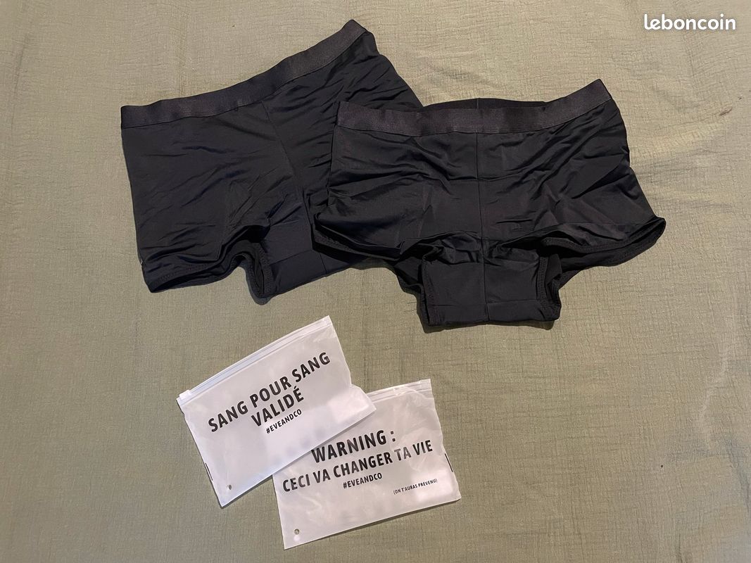 Lot de 2 Boxer Menstruel - NEUF - Vêtements