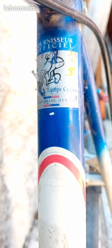 Veste Cycliste Vintage FDJ Sibille Gitane - Équipe Française Des Jeux - Taille L