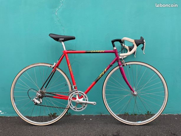 Vélo De Course Vintage TVT Carbone HR Sonate – Cadre Carbone Français – Bleu