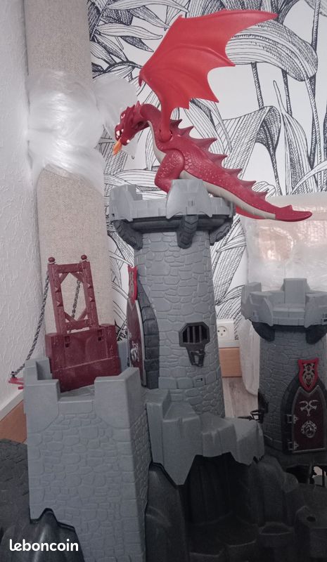 Playmobil – Citadelle Du Dragon Rouge (réf. 4835) – Occasion – Thème Chevaliers