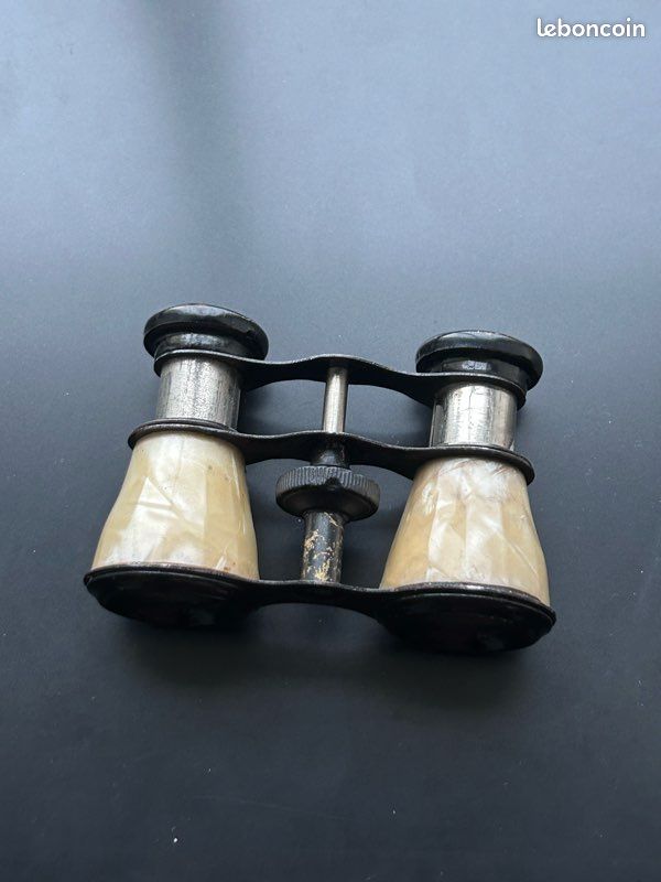 Anciennes Jumelles De Théâtre / Militaires - Marron - Fabriquées En France - 2x