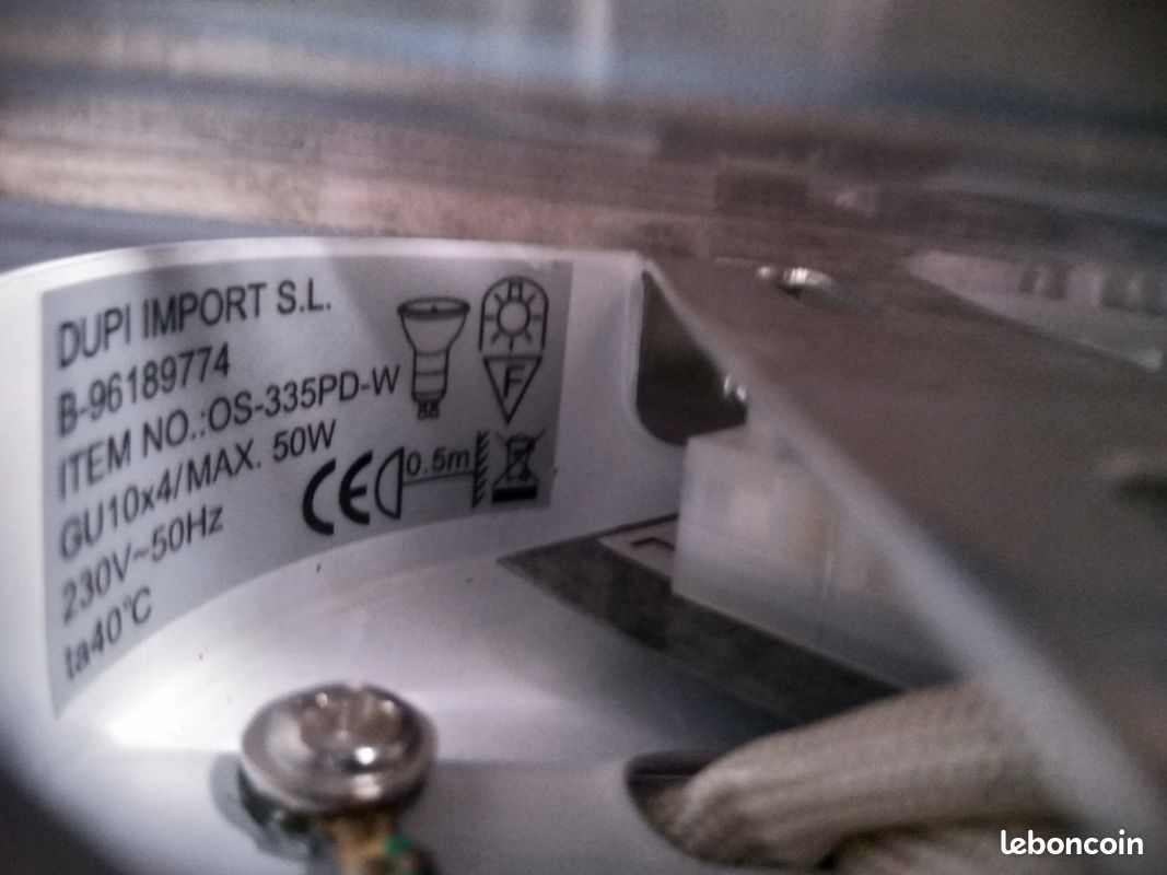Plafonnier 4 têtes, Led, neuf (image 6)