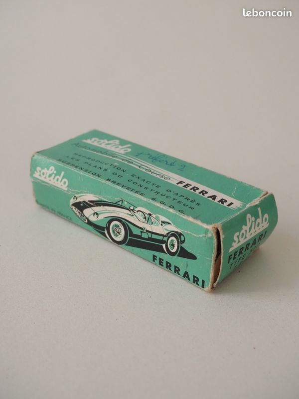 1/43 Ferrari 500 Trc jaune #28 1957 p.b. Cassé Solido 103 série 100 500Trc - Collection