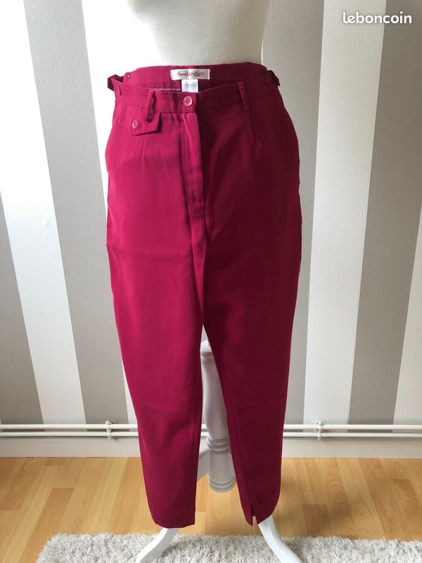 Pantalon fuchsia (image 1)