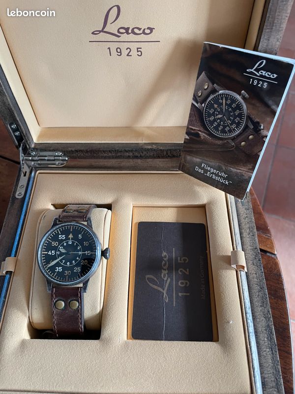 Montre Vintage Laco Co Mécanique - 15 Bijoux - MOUVEMENT NE FONCTIONNE PAS - Pour Pièces/Réparation