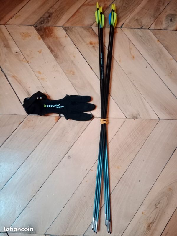 Gant De Tir à L'arc Saunders 3 Doigts – Taille XL – Neuf, Défauts Mineurs