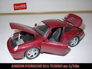 Porsche 911 turbo 1/18 Anson | Acheter sur