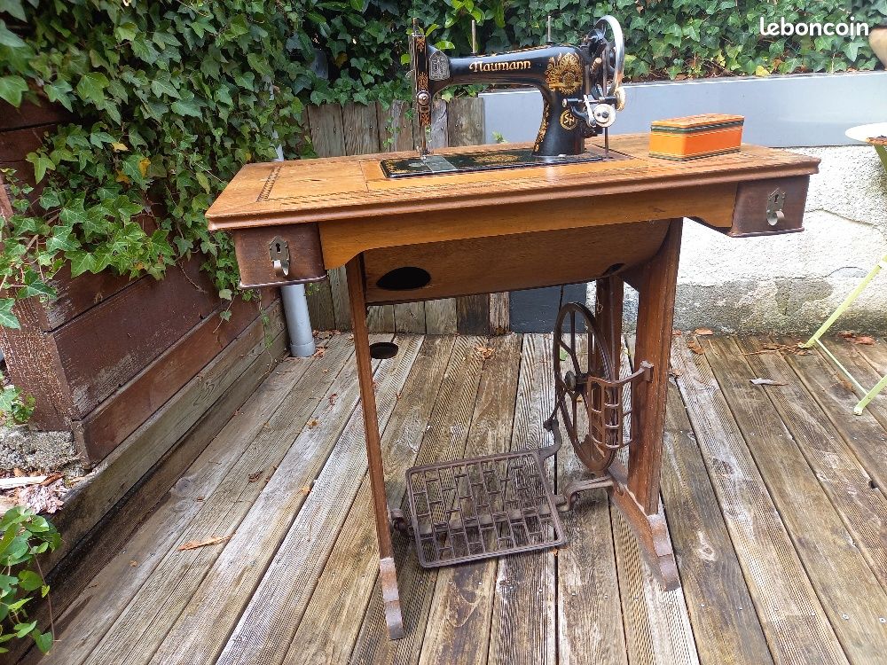 Machine à coudre antique Naumann (image 4)