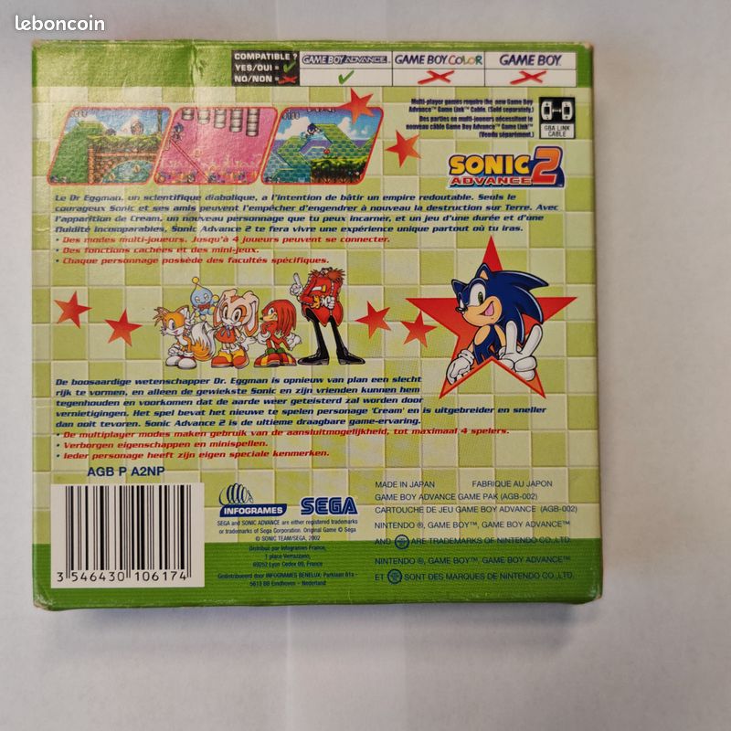 Sonic advance 2 (image 2)