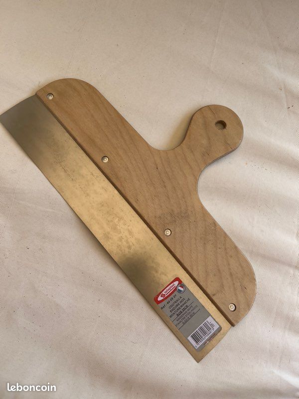 Couteau a enduire inox monture/manche bois 35cm taliaplast (image 1)