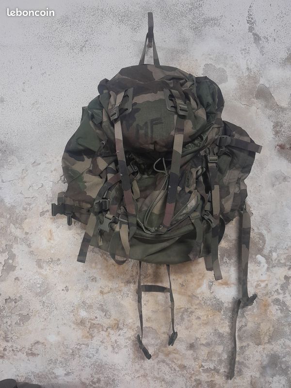 Sac à Dos Militaire Type Félin - Armée De Terre - Occasion (état à Vérifier)