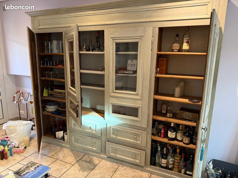 Bibliothèque de boiserie 276 cm x 222 cm (image 2)
