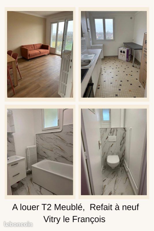 Appartement 2 pièces 47 m² · à Vitry-le-François · 47 m² · 440 €