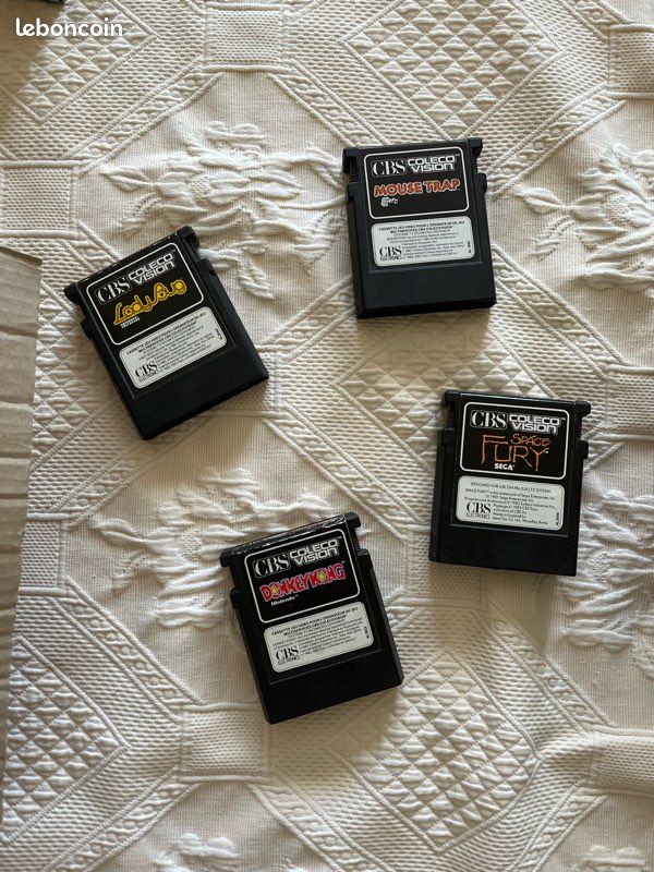 Jeu SPACE FURY Pour ColecoVision CBS - Bon état Vintage