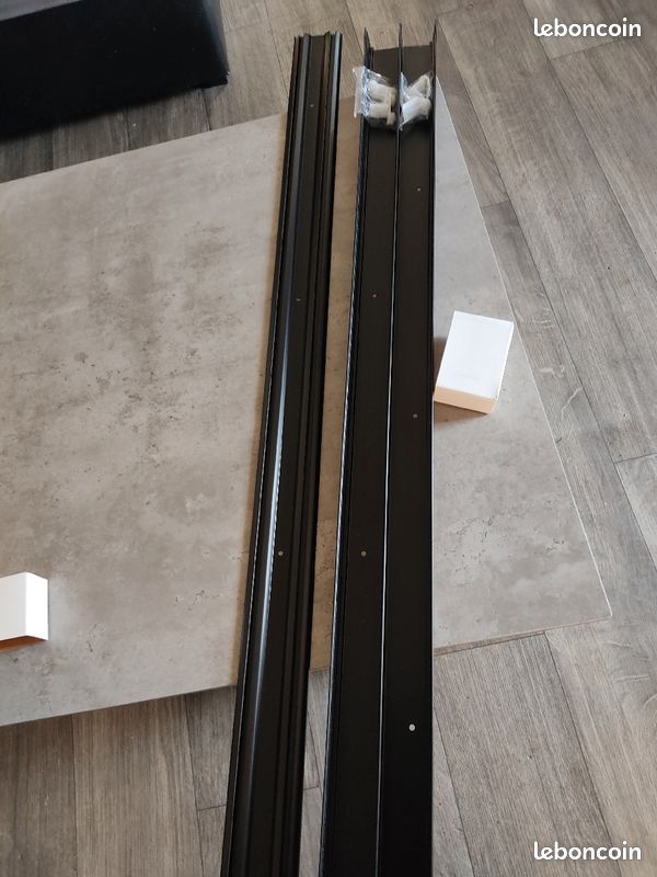 🔧 2 Kits Rails 120 cm Noirs – Neufs (image 7)