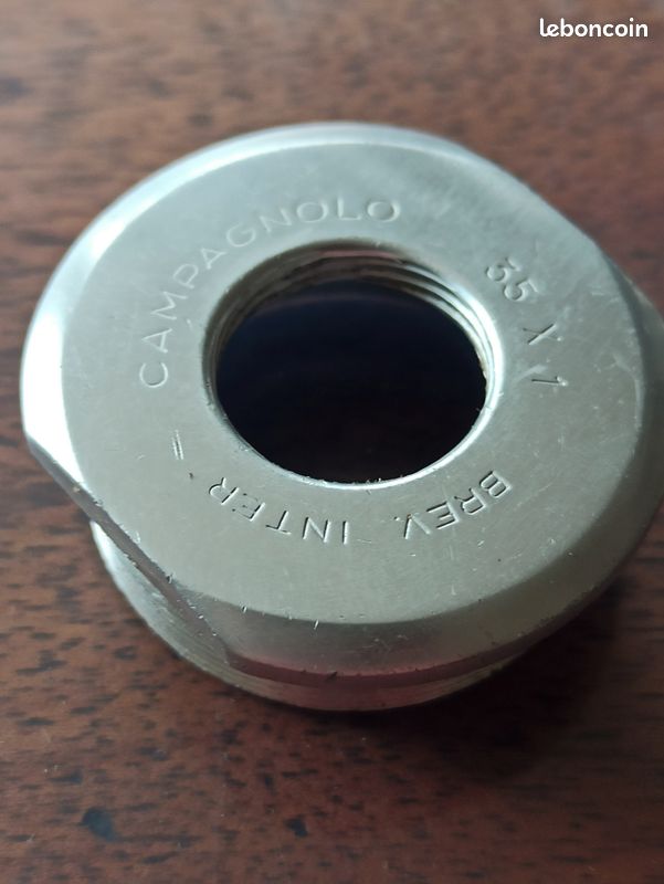 Pédale Campagnolo Super Record Ttanum Strada fletage standard BSA 9