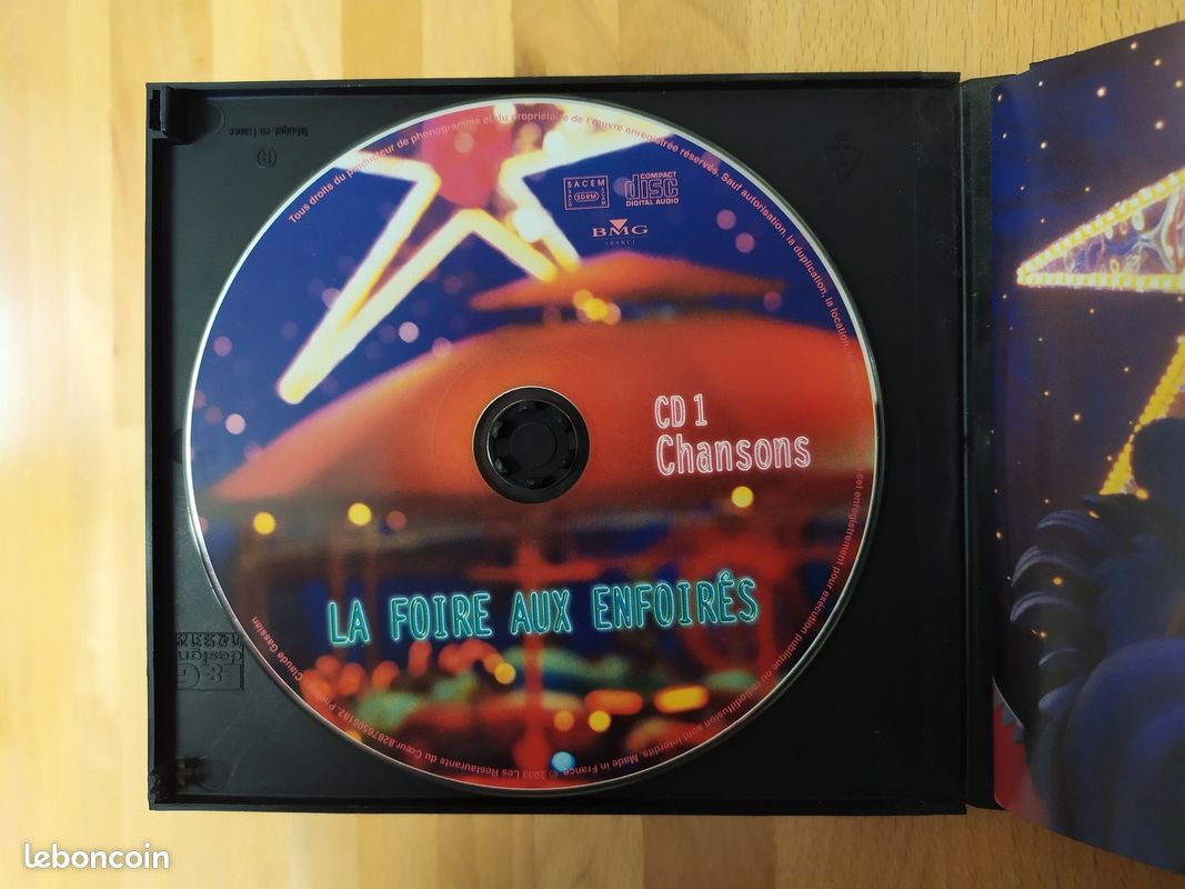 2 CD Les Enfoirés – La Foire Aux Enfoirés (image 4)