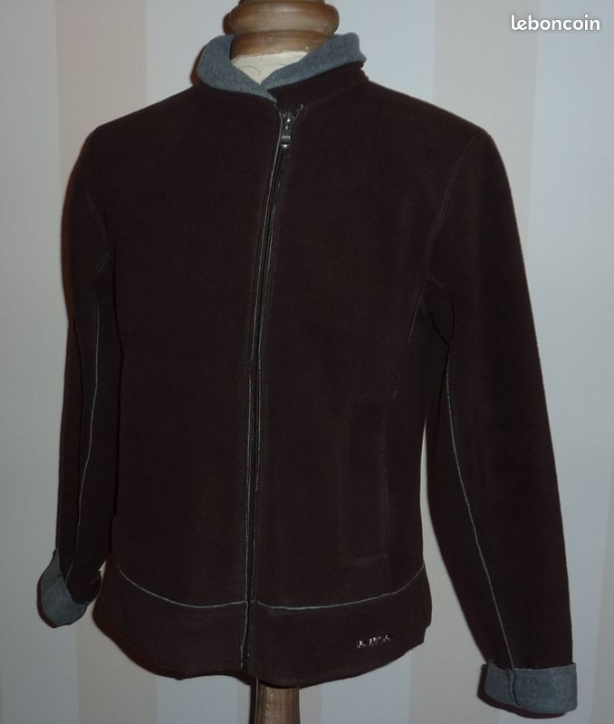 MISE AU GREEN - VESTE POLAIRE - MARRON GRIS - taille 4 = 44 🧥 (image 2)