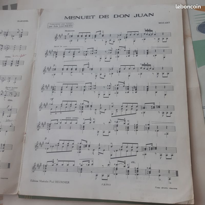 Partitions pour guitarre classique (image 6)