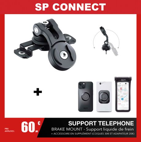 Support téléphone SP Connect Moto Brake Mount -12%