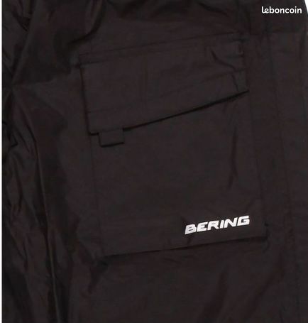Bering - Pantalon Moto Noir Pluie (image 2)