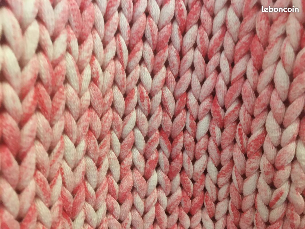 Pull d'été neuf coton rose chiné Comptoir des cotonniers T2 (image 4)