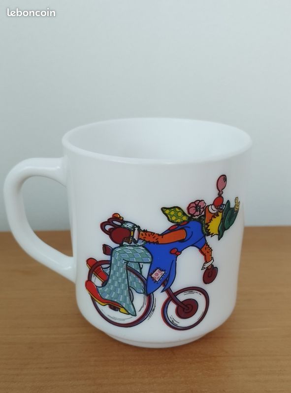 ANCIEN MUG TASSE Rose LISA THE SIMPSON QUICK 2000 - bol vintage rare