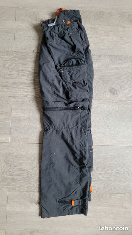 Pantalon Quechua homme taille 33 gris cargo randonnée active taille