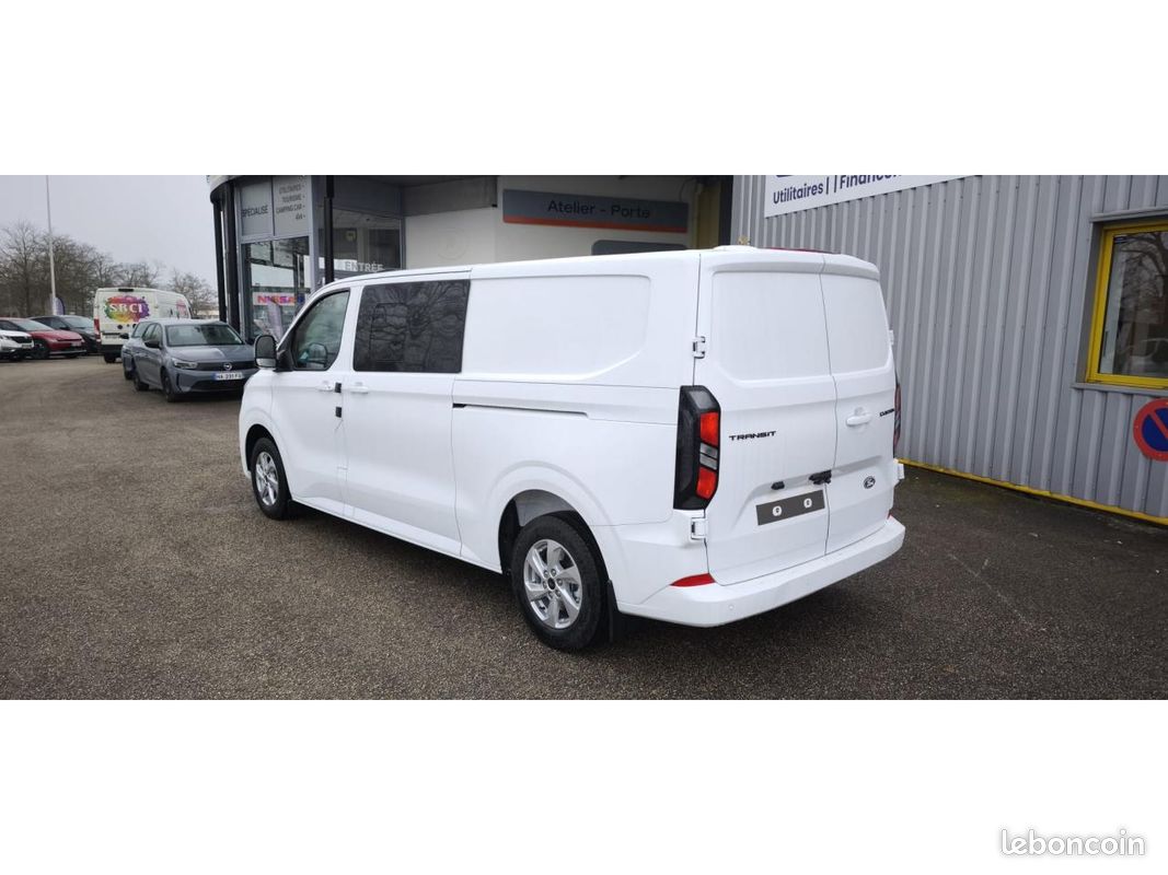 FORD TRANSIT CUSTOM 2.0 EcoBlue - 170 - BVA S&S CABINE APPROFONDIE (image 6)