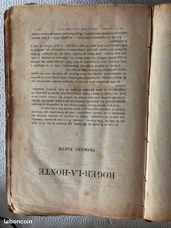 Livre ancien Roger la Honte 1320 pages (image 6)