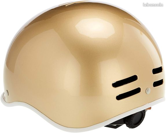 ANCIEN CASQUE DE Velo En Cuir Boudin Vintage Cyclisme Course Collector