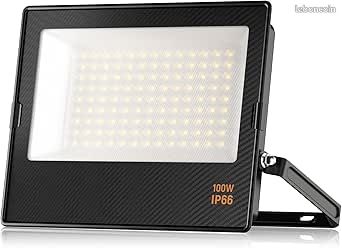 Projecteur LED IP66 Blanc Froid Spot Extérieur Avec Trépied 100W