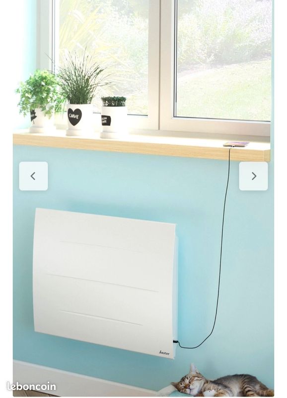 2 Radiateurs électriques à inertie sèche 1000 W SAUTER Sibayak (image 5)