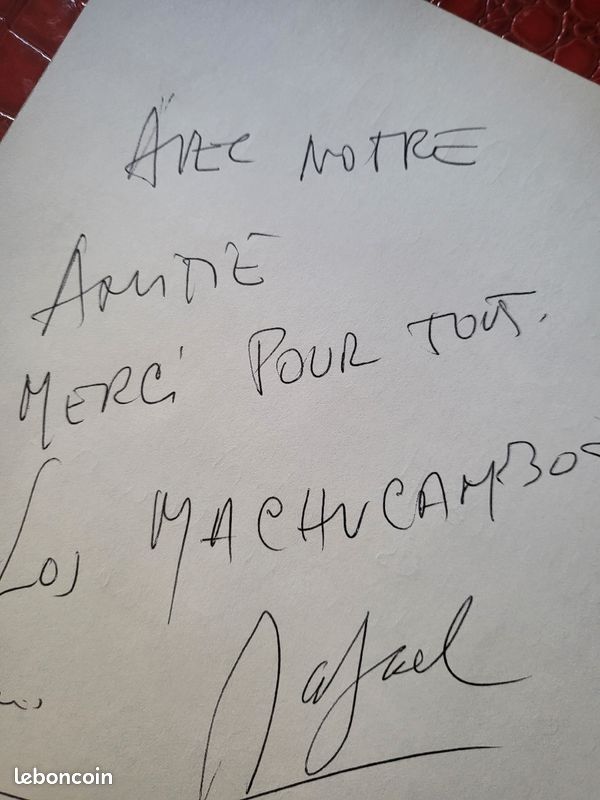 Autograpahe du groupe Los Machucambos (image 4)