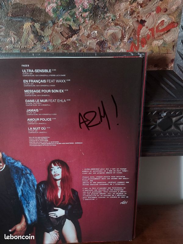 A2H : "Ultra Sensible" vinyle dédicacé (image 3)
