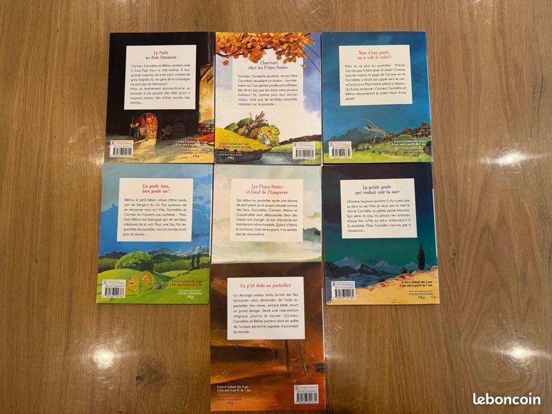 Lot de 7 livres Les P'tites Poules (image 2)