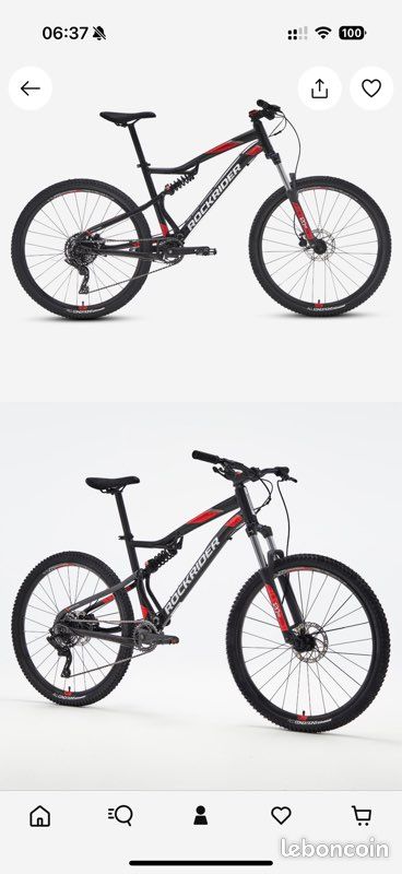 Full Suspension Rockrider St 530 S Poids Rockrider Decathlon Vtt