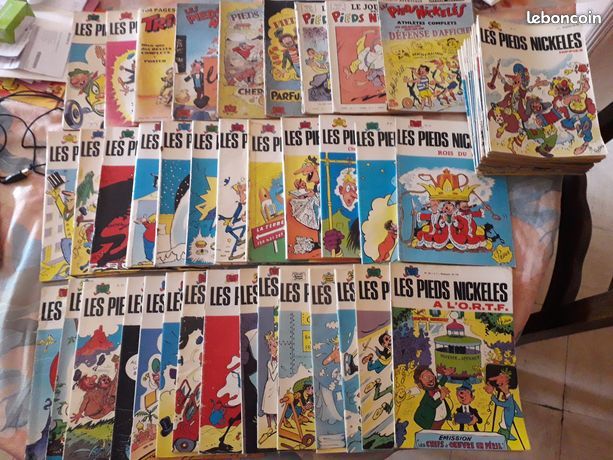BD L'intégrale des Pieds Nickelés differentes tomes, bandes dessinees populaires anciennes type pif rahan picsou mickey bibi fricotin aggie (image 2)